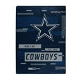 thumbnail image 1 of Dallas Cowboys Blanket 60x80 Raschel Digitize Design, 1 of 1