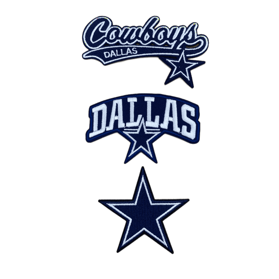Dallas Cowboys Embroidered Iron-On Patches