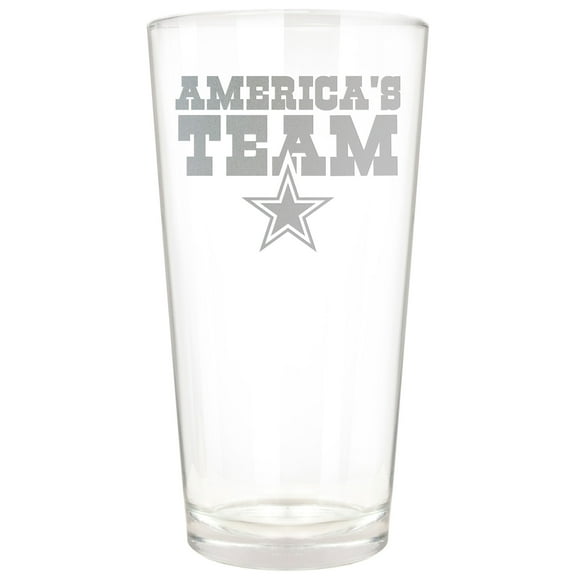 Dallas Cowboys Etched 16oz. Rally Cry Pint Glass