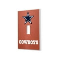 thumbnail image 1 of Dallas Cowboys Football Design Single Toggle Light Switch Plate, 1 of 4