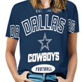 thumbnail image 1 of Dallas Cowboys Football Team Women's T-Shirt Short Sleeve T Shirts Tops Tee Ladies Loose T, 1 of 6