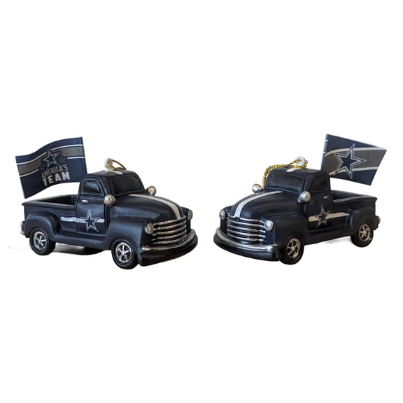 Dallas Cowboys Hangable 3" Rally Truck Two-Piece Statue Set