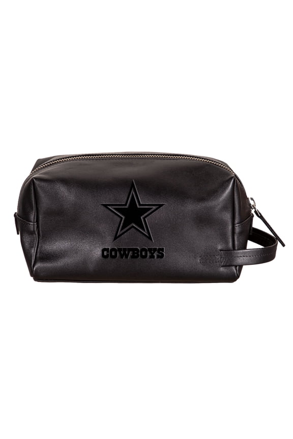 Dallas Cowboys Hybrid Leather Lined Dopp Toiletry Bag