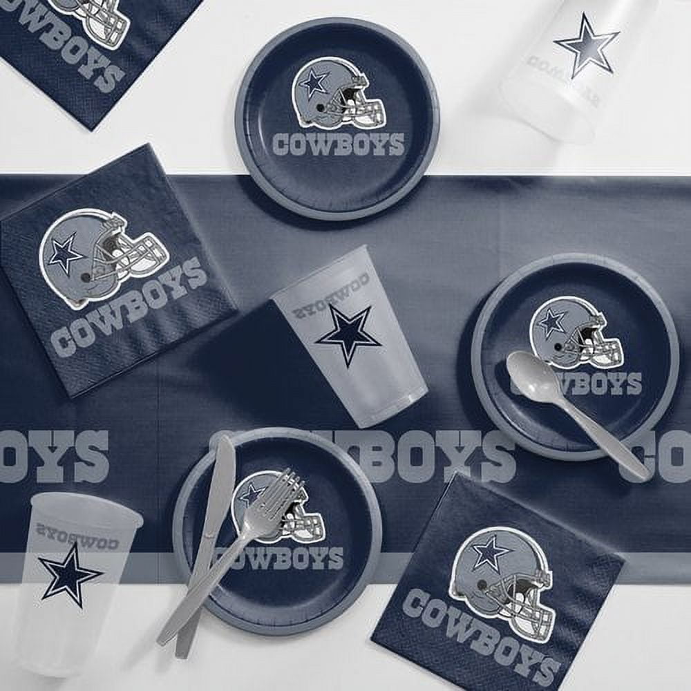 Dallas Cowboys Party Supplies Tailgating Kit, Serves 8 Guests