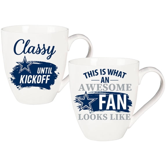 Dallas Cowboys Team 16oz. Ceramic Mug Gift Set