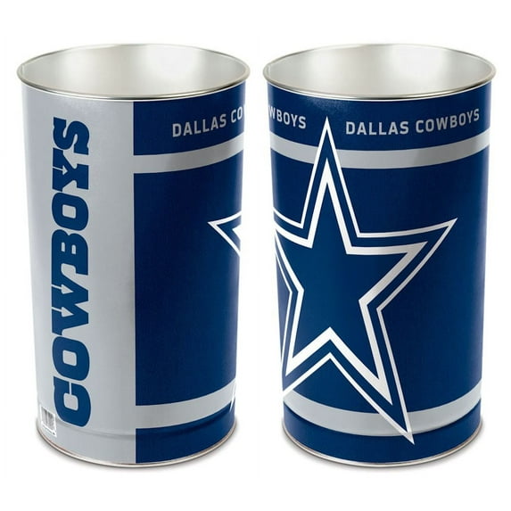 Dallas Cowboys Wastebasket 15 Inch