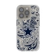 thumbnail image 1 of Dallas Cowboys iPhone Clear Paisley Design Case, 1 of 6