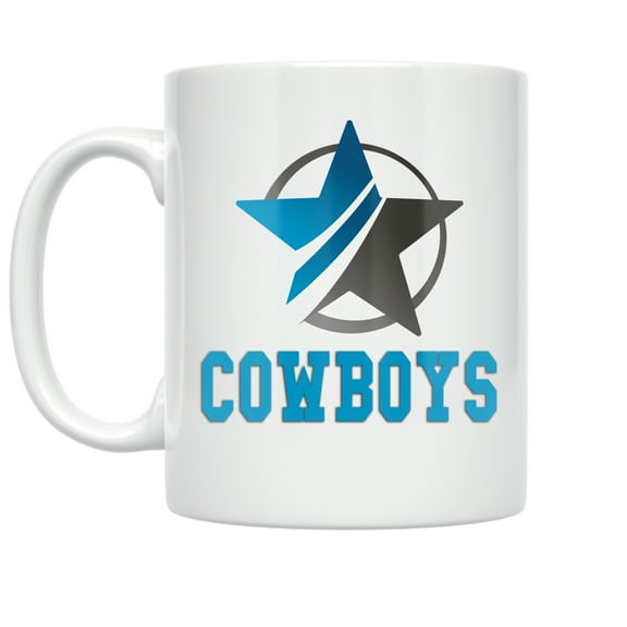 Dallas Football Fan 11 oz Coffee Mug - Gift for Texas Sports Lovers White Ceramic