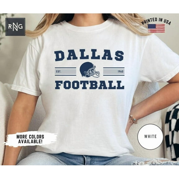 Dallas Football Shirt, Dallas Football Apparel, Sports Apparel, Retro Dallas Football Gift