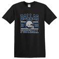 thumbnail image 1 of Dallas Football Sports Gear Vintage Dallas Fan Game Day Apparel Football Clothing Popular Cowboy T-shirt, 1 of 5