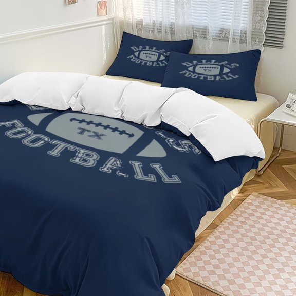 Dallas Football Team Sling（3） 3D Set Duvet Cover Quilt Cover Theme for Queen Size