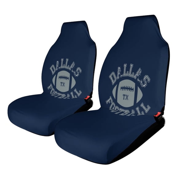 Dallas Football Team Sling（3） Car Seat Covers Car Accessories Pack of 2 Universal Front Seat Protective Cover