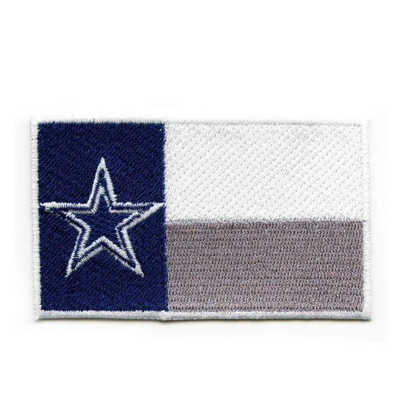 Dallas Football Texas Flag Parody Patch Embroidered Iron On Applique