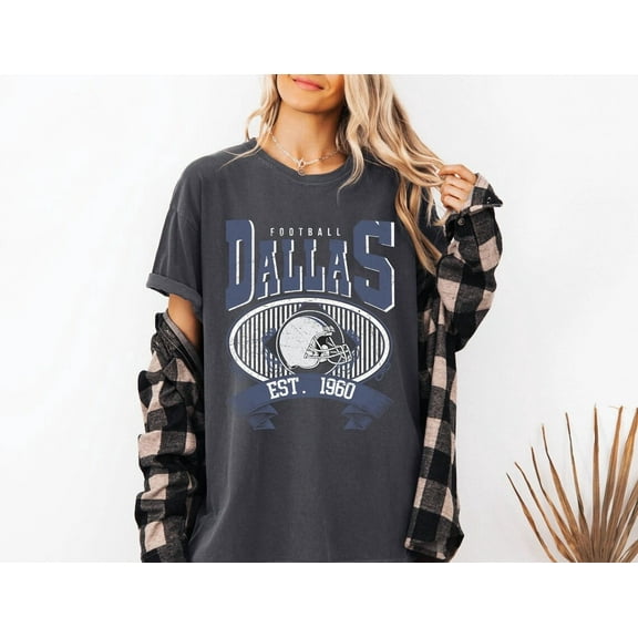 Dallas Football Vintage 90s Style Shirt, Dallas Football Shirt, Sunday Football Shirt