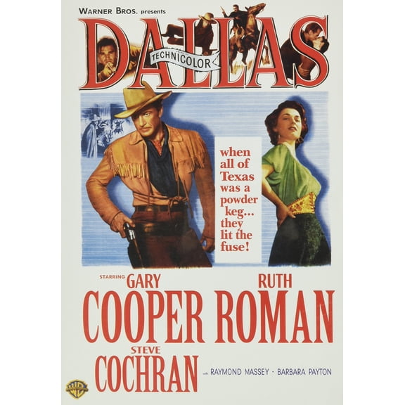 Dallas Gary Cooper Ruth Roman DVD NEW