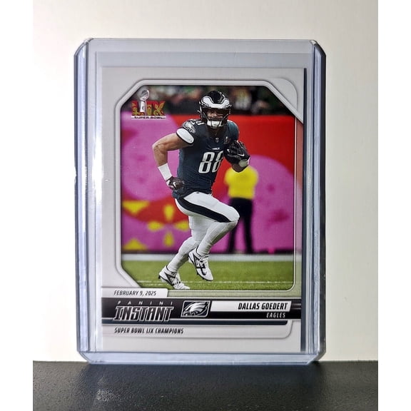 Dallas Goedert 2024 Panini Super Bowl LIX Champions NFL #8 Football Card Eagles