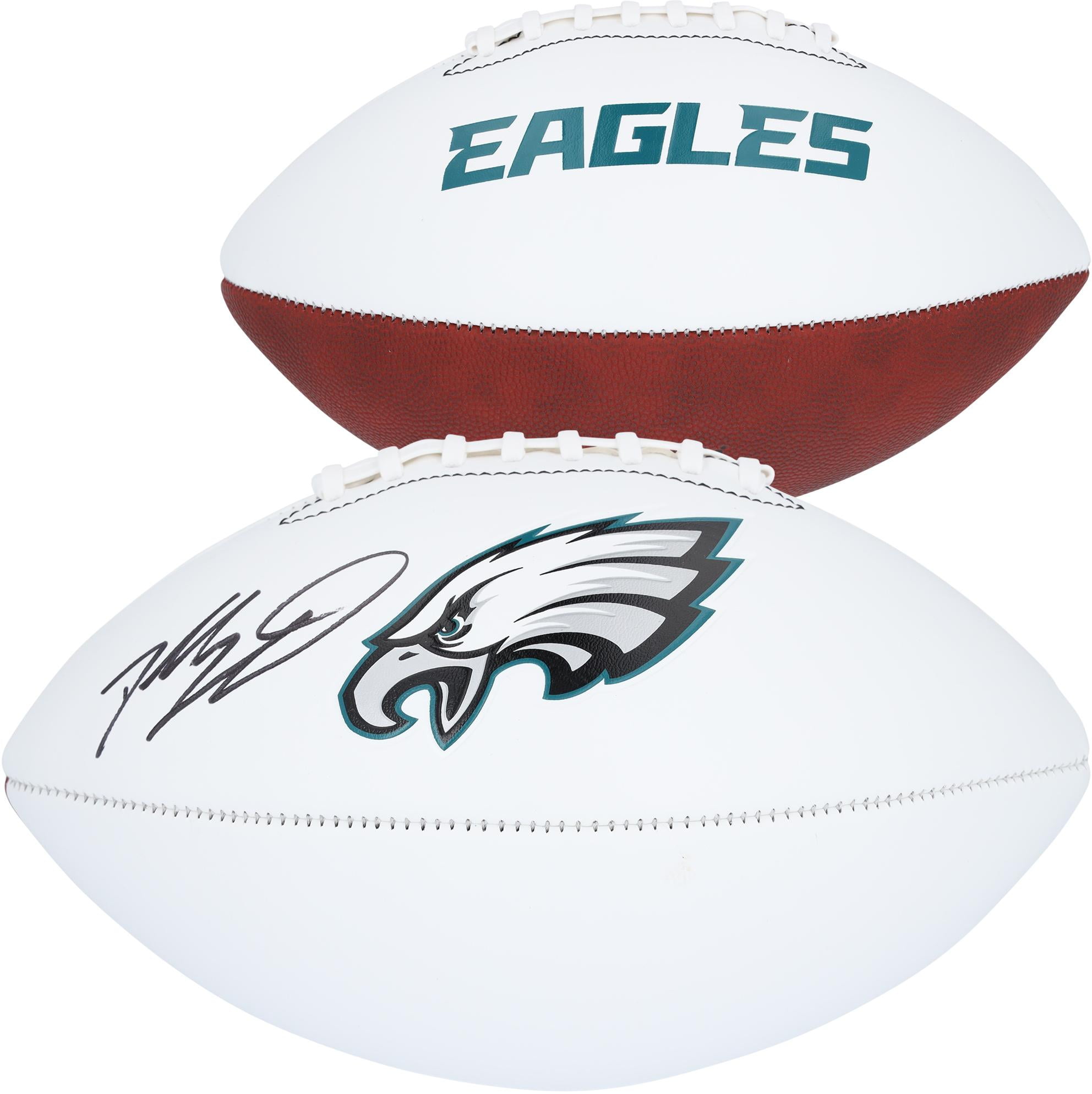 Dallas Goedert Philadelphia Eagles Autographed Franklin White Panel Football - Fanatics Authentic Certified