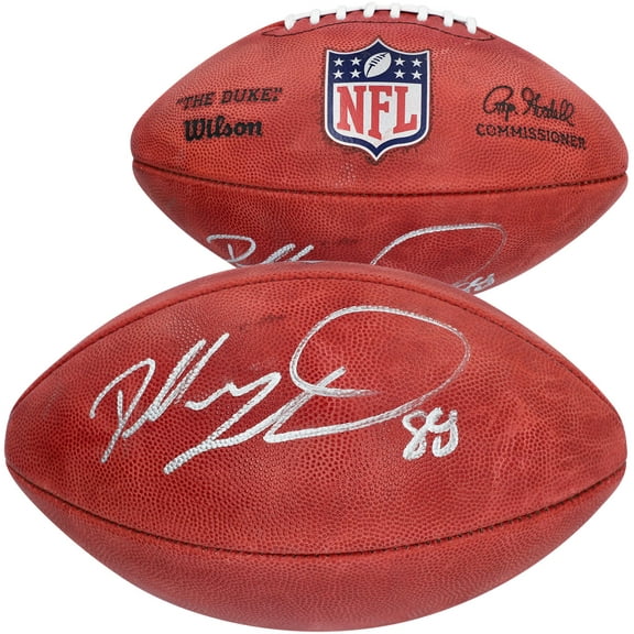 Dallas Goedert Philadelphia Eagles Autographed Wilson Duke Full Color Pro Football - Fanatics Authentic Certified