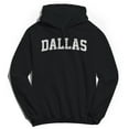 thumbnail image 1 of Dallas Graphic Black Men's Cotton Pullover Hoodie, 1 of 1