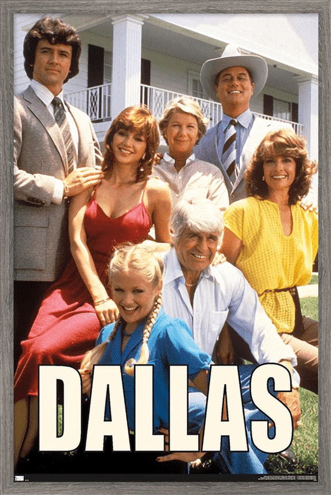 Dallas - Group Wall Poster, 14.725" x 22.375", Framed