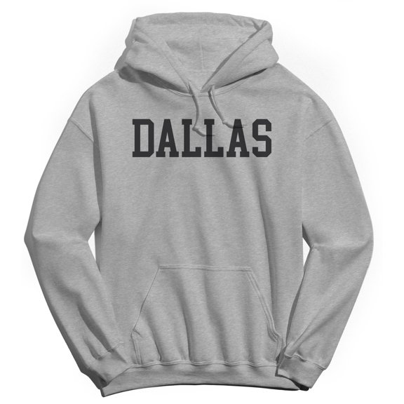 Dallas Humor Graphic Sport Grey Men's Crewneck Sweatshirt Hoodie