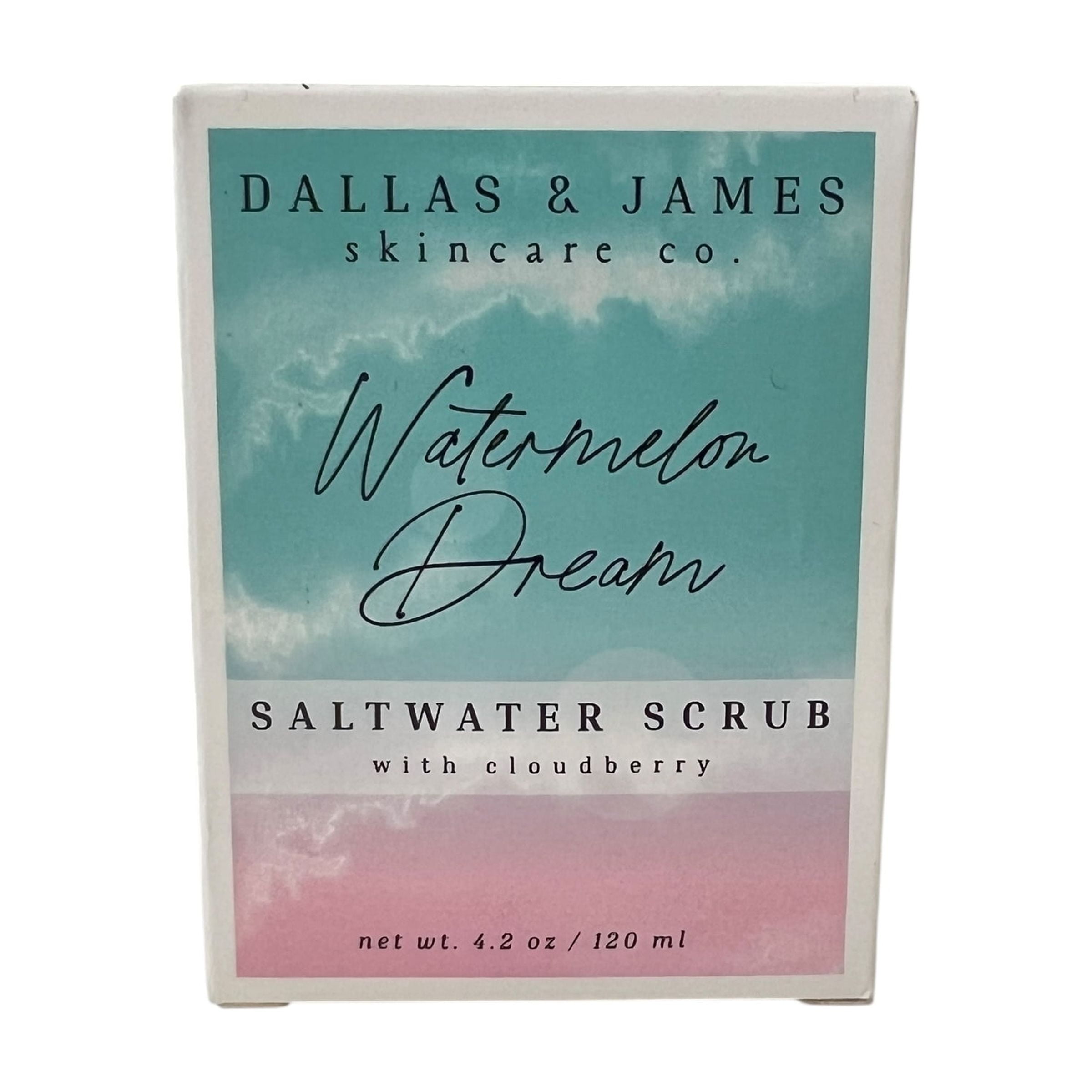 Dallas & James Skincare Co Watermelon Dream Saltwater Scrub 4.2 oz 120ml