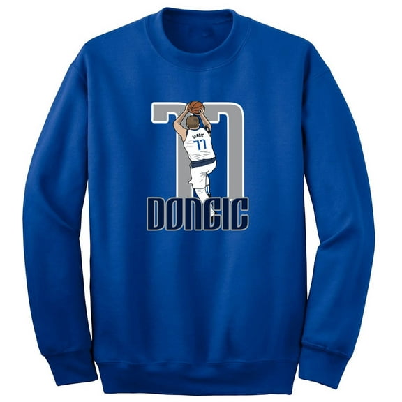 Dallas Luka Doncic 77 MVP Crew Neck Sweatshirt