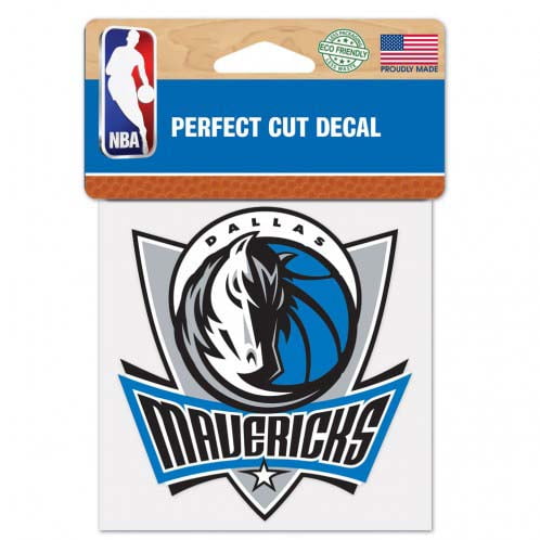 Dallas Mavericks 4X4 Color Die Cut Decal