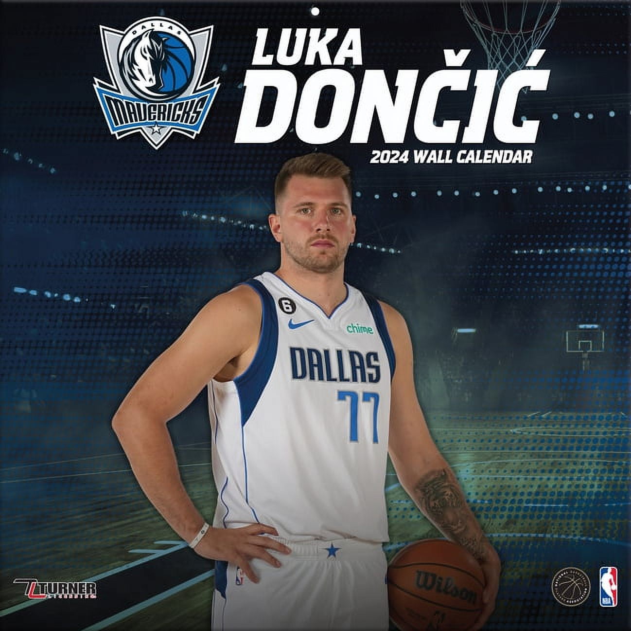 Dallas Mavericks Luka Doncic 2025 12x12 Player Wall Calendar (Other