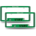 thumbnail image 1 of Dallas Hockey Star's (Set of 2) Chrome Metal License Plate Frames with Bold Full Frame Design, 1 of 6