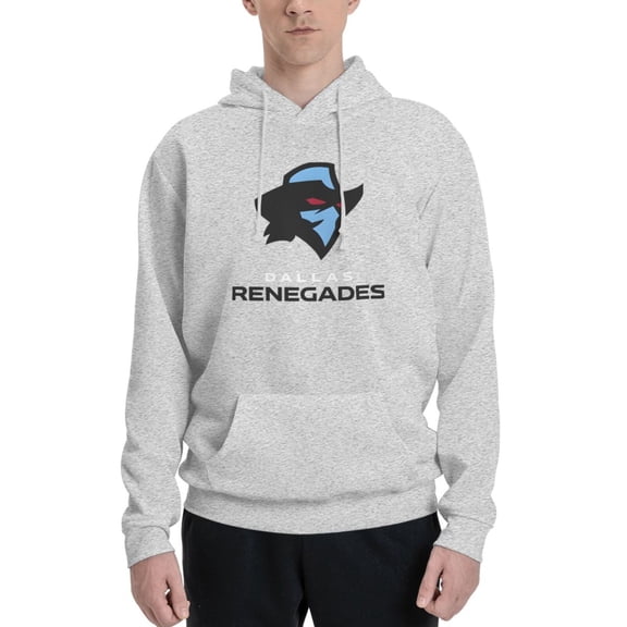 Dallas Renegades Hoodie Fleece Casual Pullover Sweatshirt