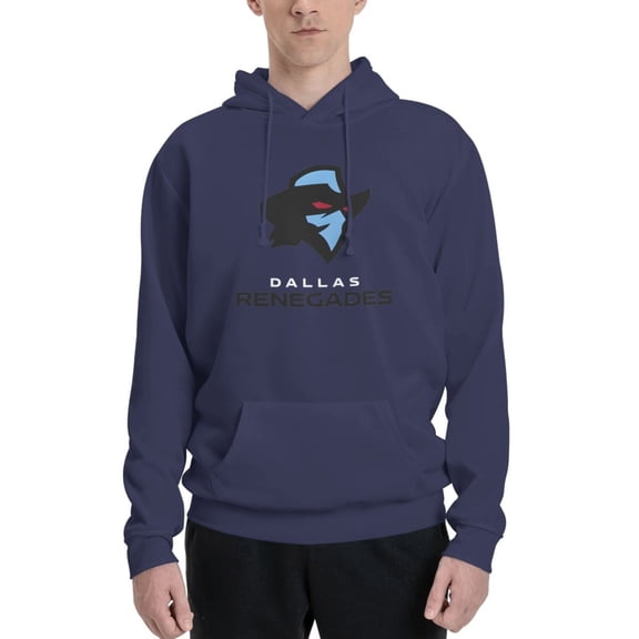 Dallas Renegades Hoodie Fleece Casual Pullover Sweatshirt