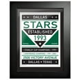 thumbnail image 1 of Dallas Stars 12" x 16" Dual-Tone Framed Artwork, 1 of 1