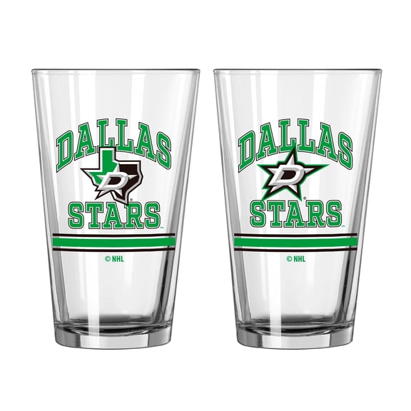 Dallas Stars 16oz. Pint Glass Two Pack