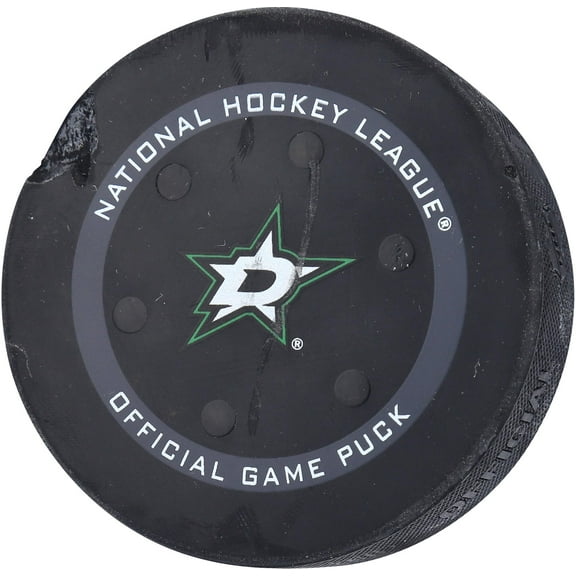 Dallas Stars Game-Used Puck vs. Columbus Blue Jackets on December 2, 2021 - Fanatics Authentic Certified