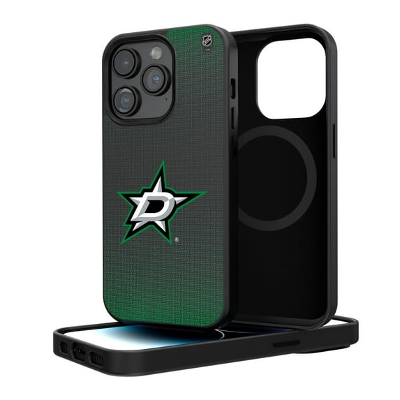 Dallas Stars Linen Logo iPhone Magnetic Bump Case