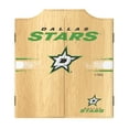 thumbnail image 1 of Dallas Stars Logo Dart Board Cabinet Set with 6 Steel Tip Darts, 1 of 7