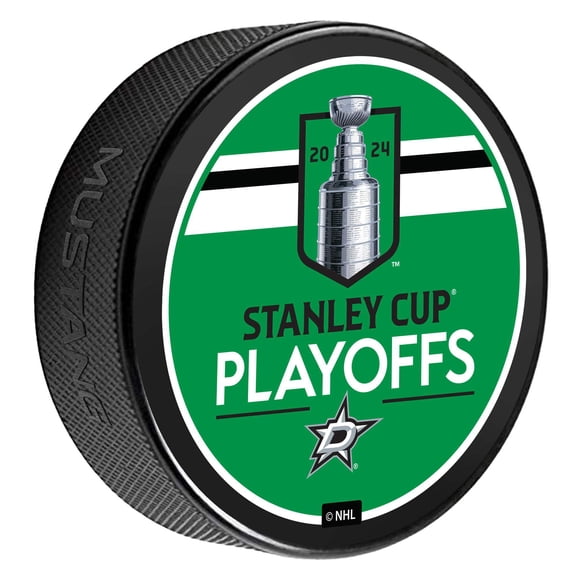 Dallas Stars Puck | 2024 Stanley Cup Playoffs | Sports Decor