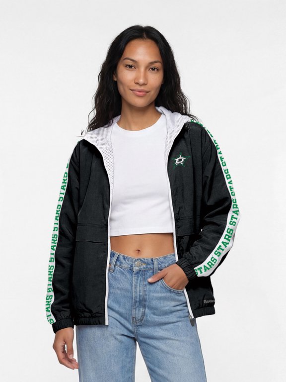 Dallas Stars Reebok Womens Colorblocked Full Zip Jacket