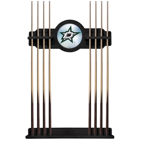 Dallas Stars Eight Stick Pool Cue Rack - Black