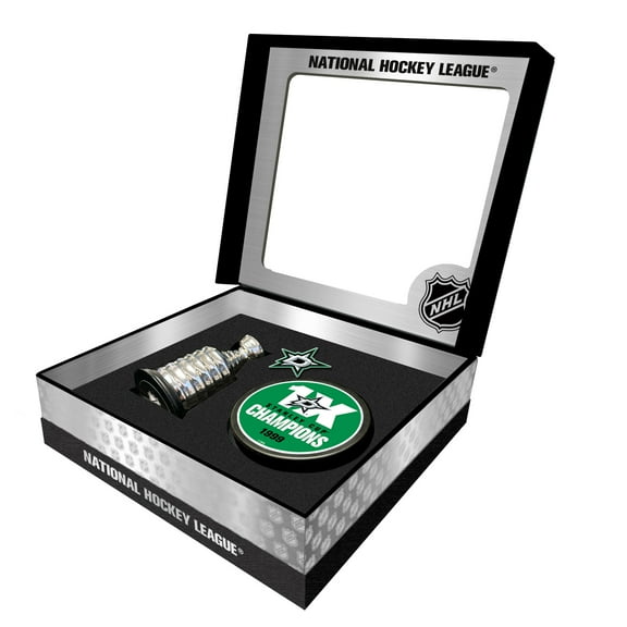 Dallas Stars Stanley Cup Champions Mini Replica Stanley Cup & Puck Gift Box Set
