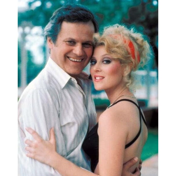 Dallas TV series Ken Kercheval & Audrey Landers as Cliff & Afton 4x6 photo