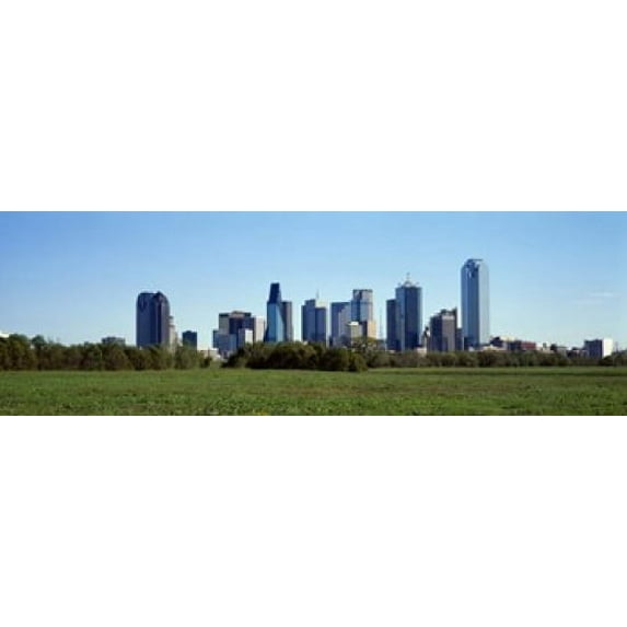 Dallas TX Poster Print (18 x 6)