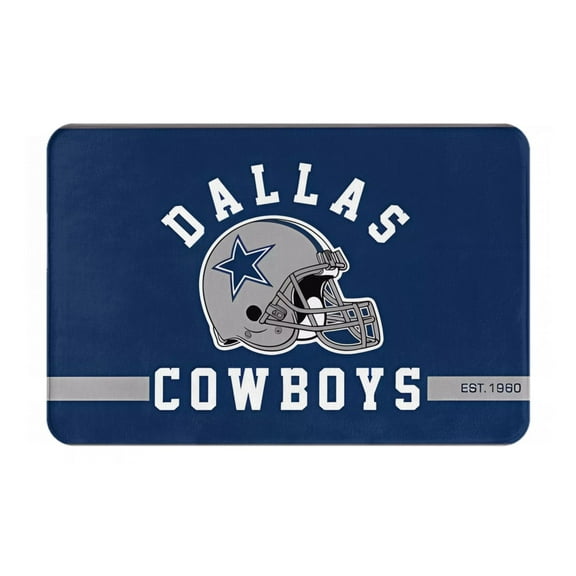 Dallas Team Personalized Gift Flannel Non-slip Floor Mats 16x24 Inch Unisex Starter Mats Indoor Outdoor Home Decor Rugs Doormat Bathroom Mats