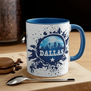 Dallas Cowboys 2 Piece 17oz Ceramic Coffee Mug Set with Gift Box