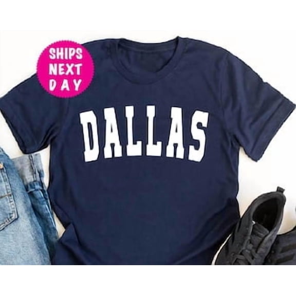 Dallas Texas: City Pride Shirt, Millitary Green Tshirt