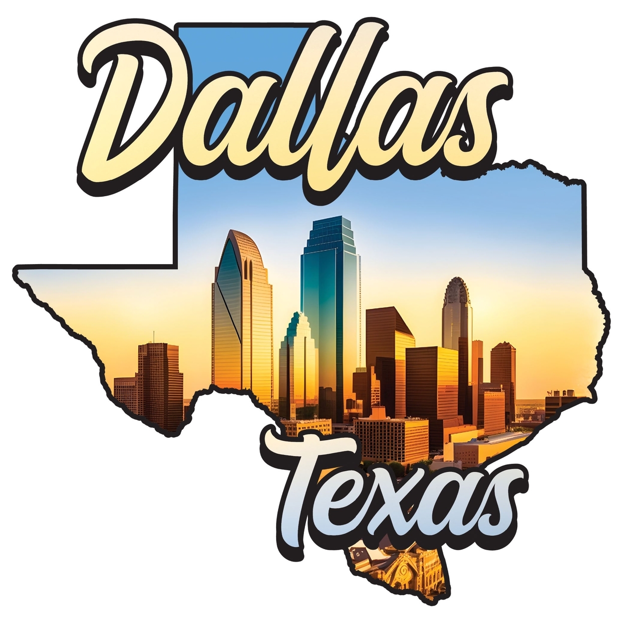 Dallas Texas Design A Souvenir