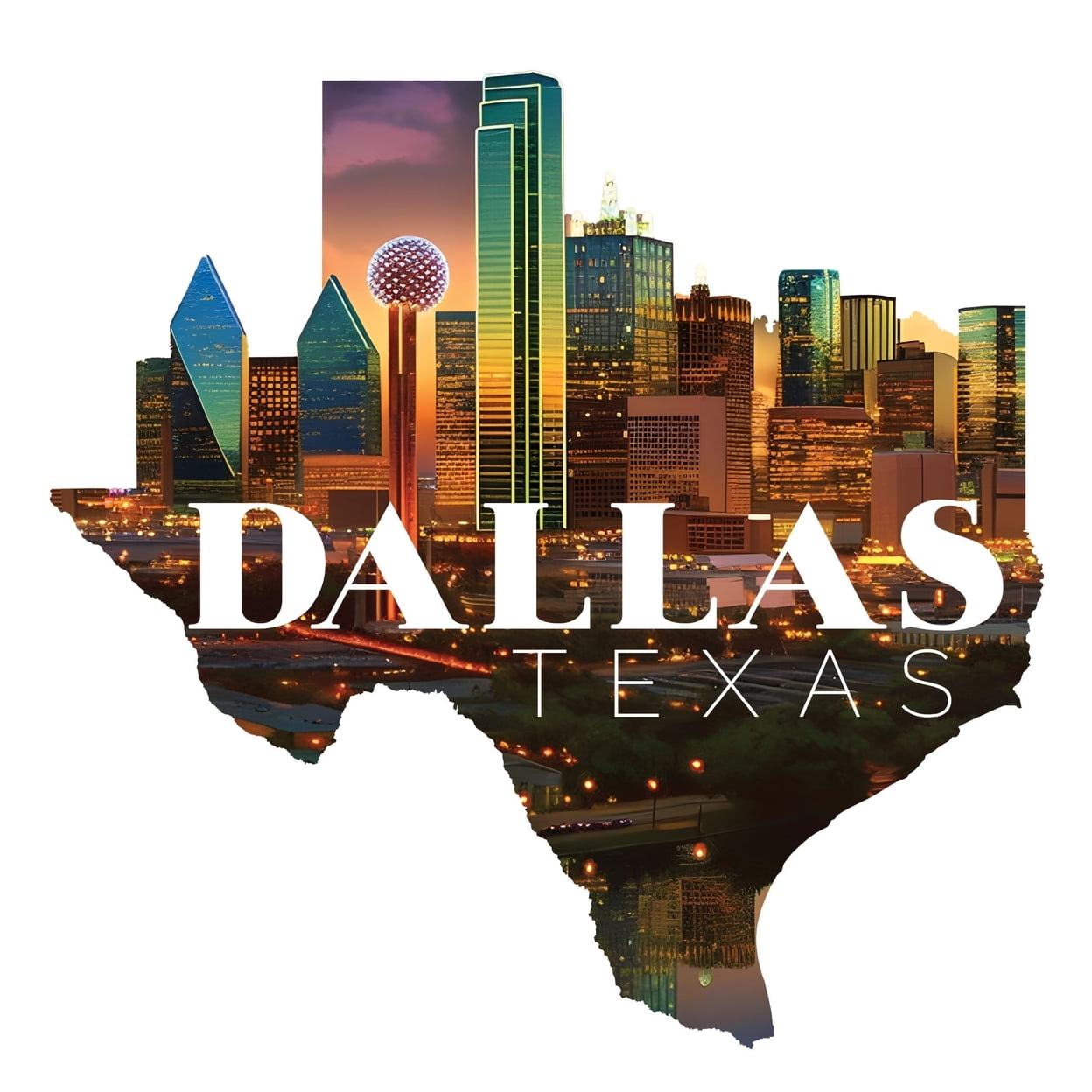 Dallas Texas Design C Souvenir