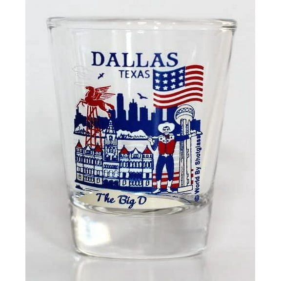 Dallas Texas Great American Cities Collection Shot Glass