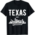 thumbnail image 1 of Dallas Texas Skyline T-Shirt, 1 of 3